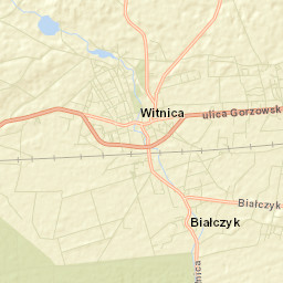 Witnica Street Map