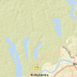 Sieraków Street Map
