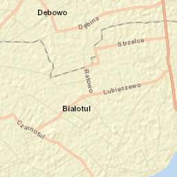 Powiat mogileński Street Map