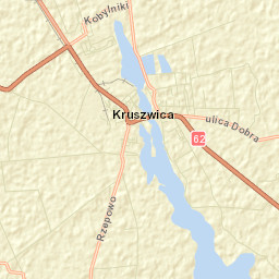 Kruszwica Street Map