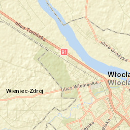 Włocławek Street Map