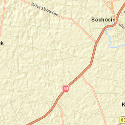 Sochocin Street Map