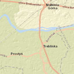Małkinia Górna Street Map