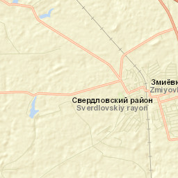 Zmiyëvka Street Map