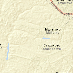Izmalkovo Street Map
