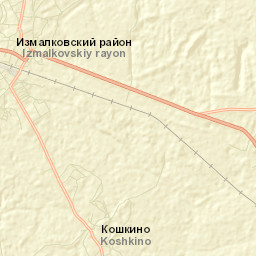 Izmalkovskiy Rayon Street Map