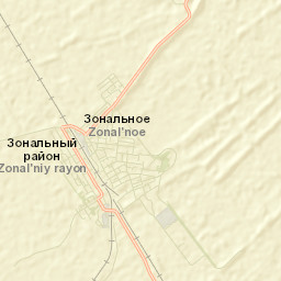 Zonal’noye Street Map