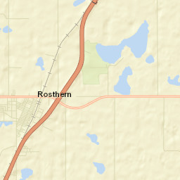 Rosthern Street Map