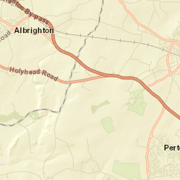 Codsall Street Map