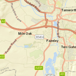Tamworth Street Map
