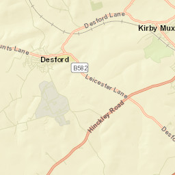 Desford Street Map