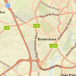 Kirby Muxloe Street Map