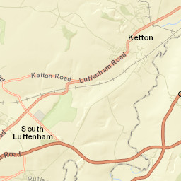 South Luffenham Street Map