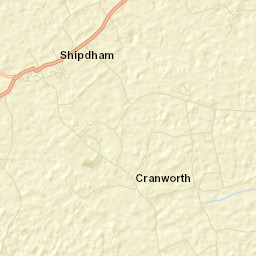 Shipdham Street Map