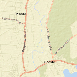 Geeste Street Map
