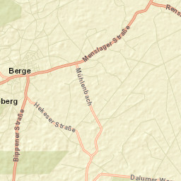 Berge Street Map