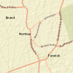 Nortrup Street Map