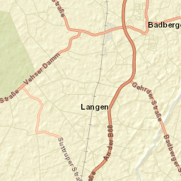 Badbergen Street Map