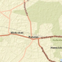 Rehden Street Map
