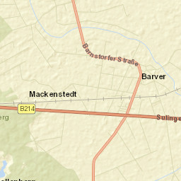Barver Street Map