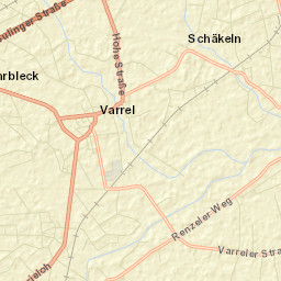 Varrel Street Map