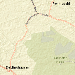 Pennigsehl Street Map