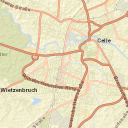 Celle Street Map