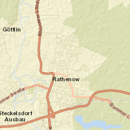Rathenow Street Map