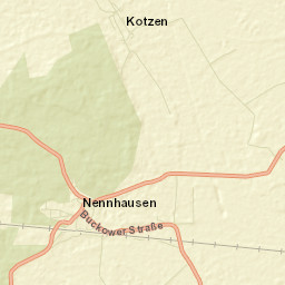 Nennhausen Street Map