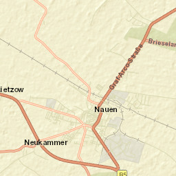 Nauen Street Map