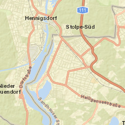 Hennigsdorf Street Map