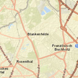Blankenfelde Street Map