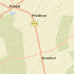 Prötzel Street Map