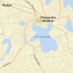 Chrzypsko Wielkie Street Map