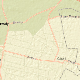 Zatory Street Map