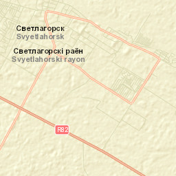 Svyetlahorsk Street Map