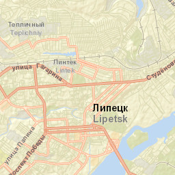 Lipetsk Street Map