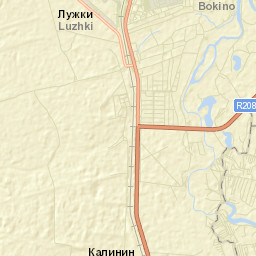 Bokino Street Map