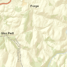 1 Cae-Gybi Road, Glaspwll, Machynlleth Street Map