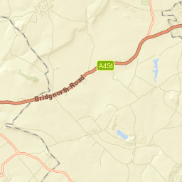 Pattingham Street Map