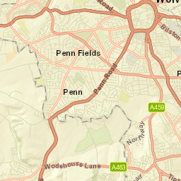 Wolverhampton Street Map
