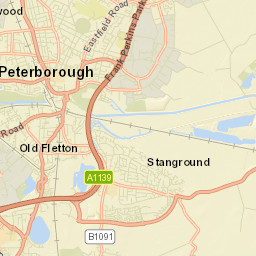 Peterborough Street Map