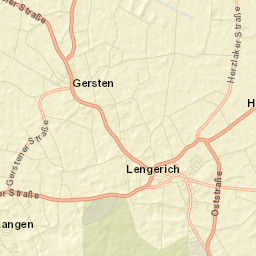 Lengerich Street Map