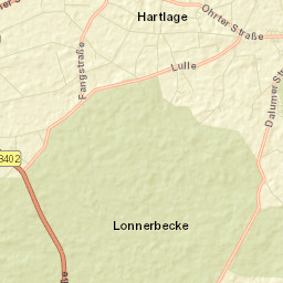 Bippen Street Map