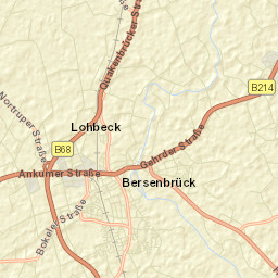 Bersenbrück Street Map