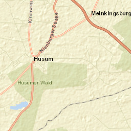 Husum Street Map
