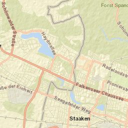 Falkenhagener Feld Street Map