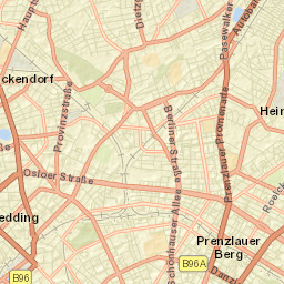 Gesundbrunnen Street Map