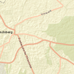 Altlandsberg Street Map