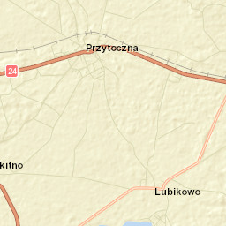 Przytoczna Street Map